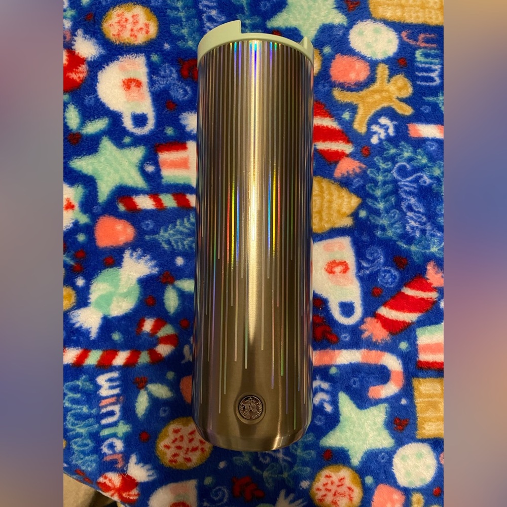 Holographic Starbucks tumbler
